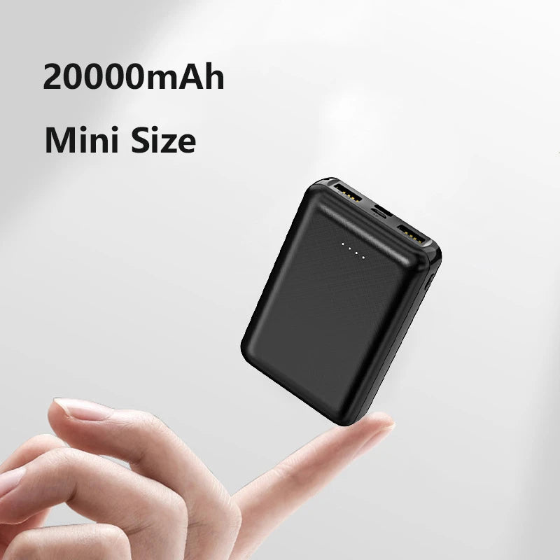 20000mAh Power Bank 5V 2A Dual USB Portable External Battery Pack for Heated Vest Jacket Air Conditioning Clothing Phone Charger