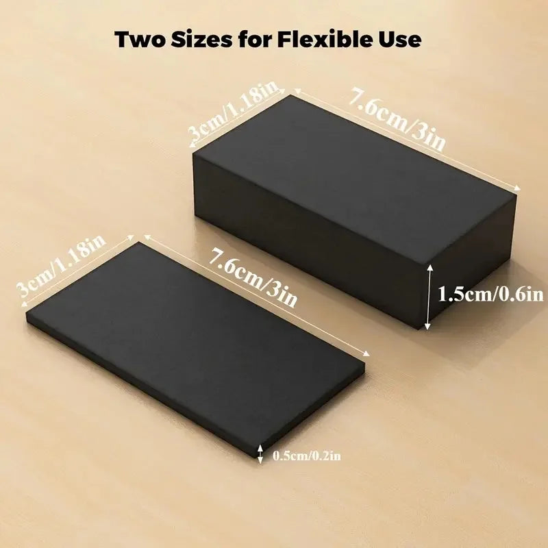 20-PC High-Density Foam Wall Protectors, Self-Adhesive Furniture Pads for Bed & Sofa, Scratch Prevention, Matte Finish