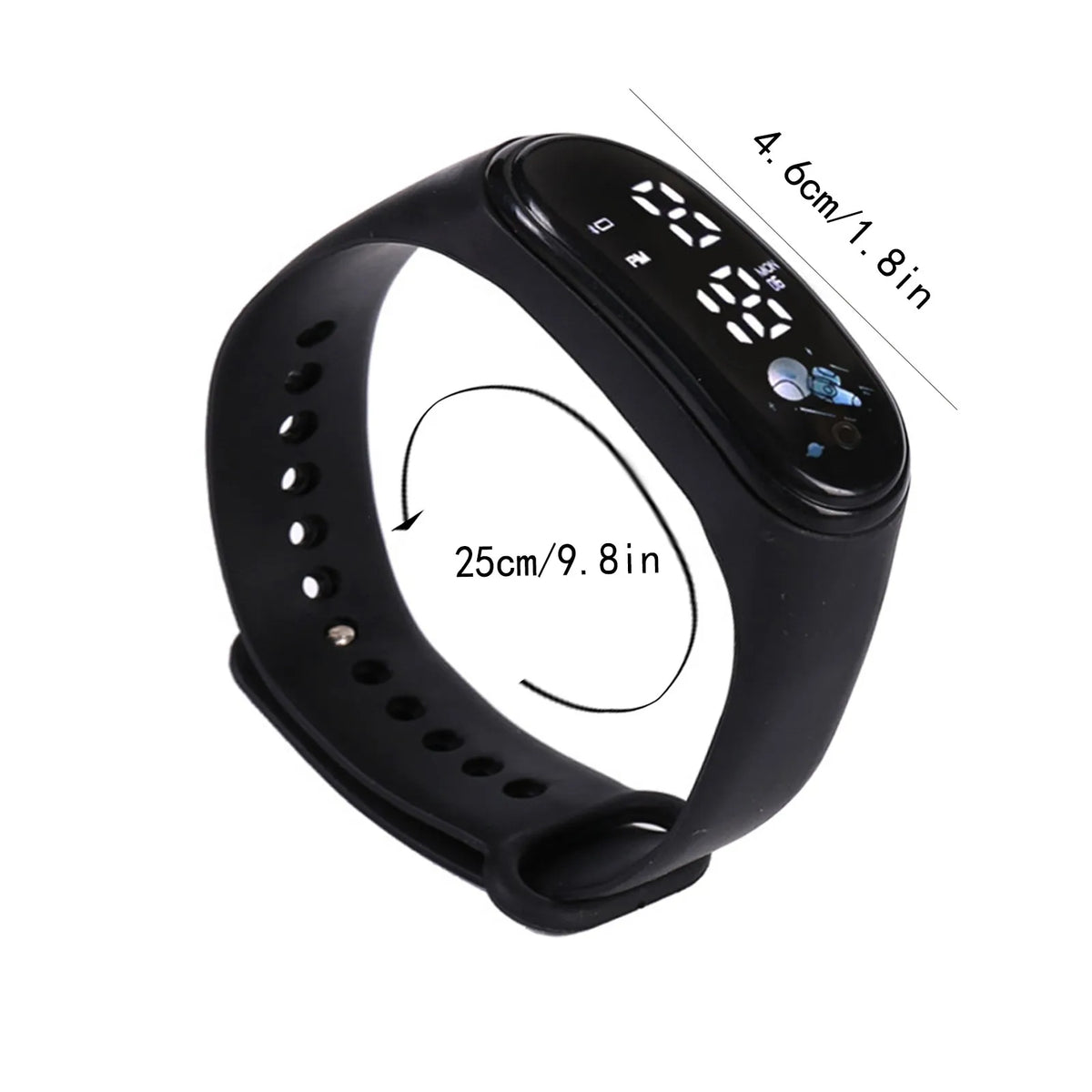 Children Watch Birthday Gift For Boy Girl Cartoon Kids Watch Smart LED Digital Bracelet Wristwatch Display Time Month reloj niño