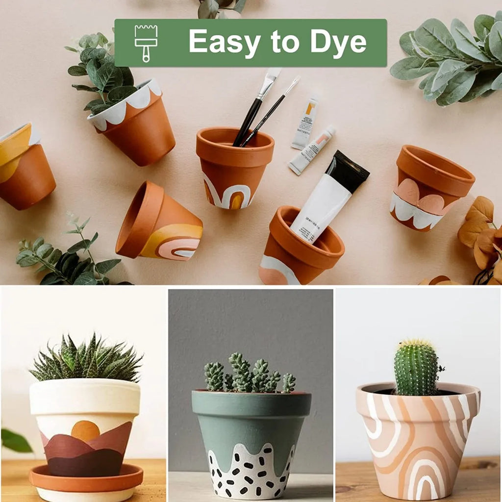 16 Pcs 1.8'' Terra Cotta Pots Pottery Planter Cactus Flower Pots Succulent Pot with Drainage Hole- Great for Plants,Crafts