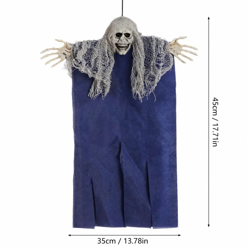 Halloween Decoration Hanging Ghosts Zombies Haunted House Bar Horror Atmosphere Scary Hanging Cloaks Ghosts Party Home Door