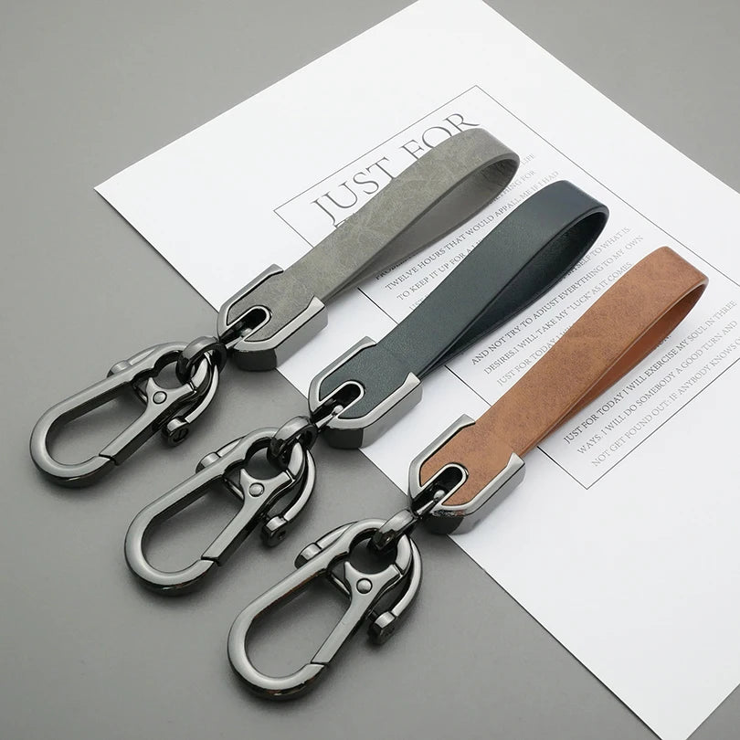 Custom Text Keychain Personalized Text Key Ring Gift For Men Women PU Leather Laser Engraving Customized Name Car Key Chain