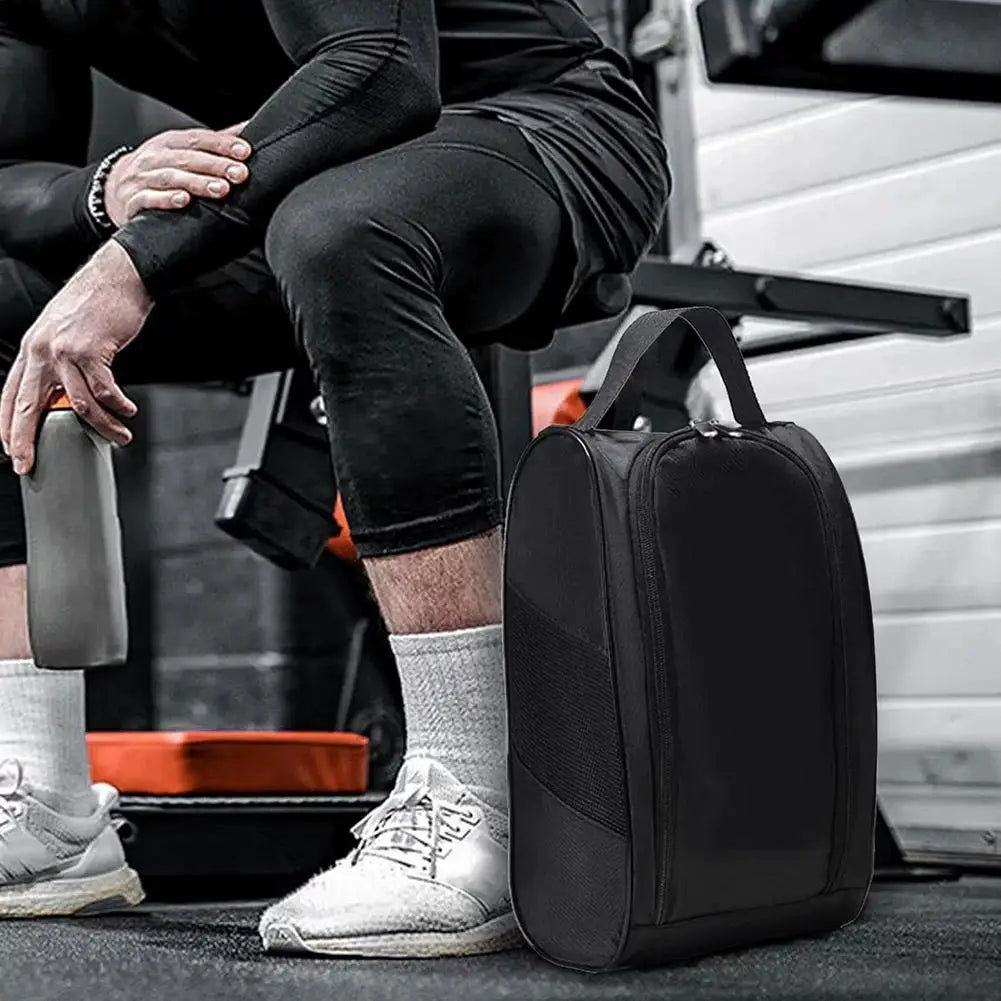 Travel Shoe Bag Portable Golf Shoe Storage Bag Dustproof Shoe Carrier Bags Breathable Sports Shoe Storage Organizer Handbag