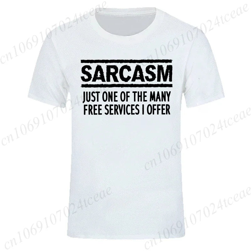 T-Shirt for Men Women,Funny Sarcastic Humor Tee Shirt, Sarcasm Services Printed T-Shirts for Men & Women Clothing Tops Gift