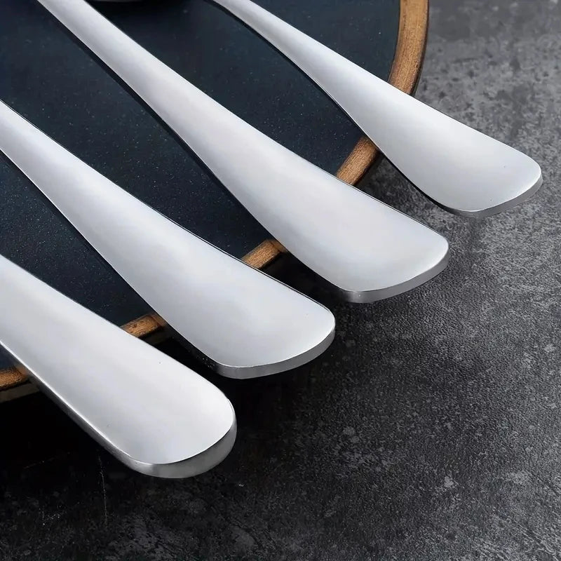 16pcs Stainless Steel Tableware Set Include Knives Forks Spoons Set Exquisite Cutlery Set Utensil Set For Home And Restaurant