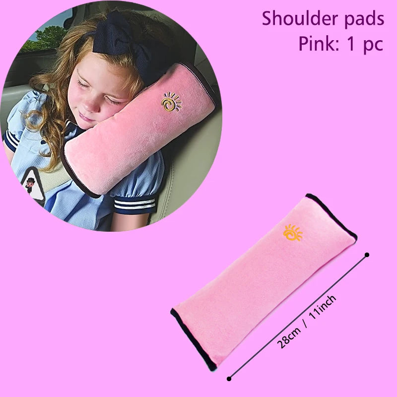 Baby Pillow Kid Car Pillows Auto Safety Seat Belt Shoulder Cushion Pad Harness Protection Support Pillow for Kids Toddler