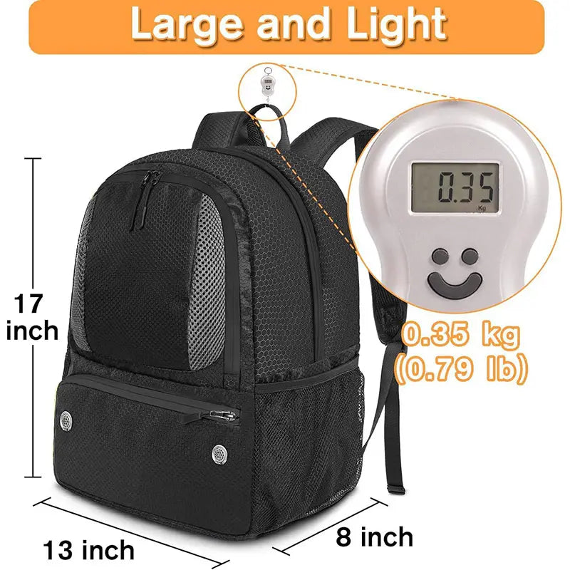 Multi-functional Sports Backpack Soccer Gear Bag with Independent Shoe Compartment Waterproof Outdoor Light Travel Backpacks