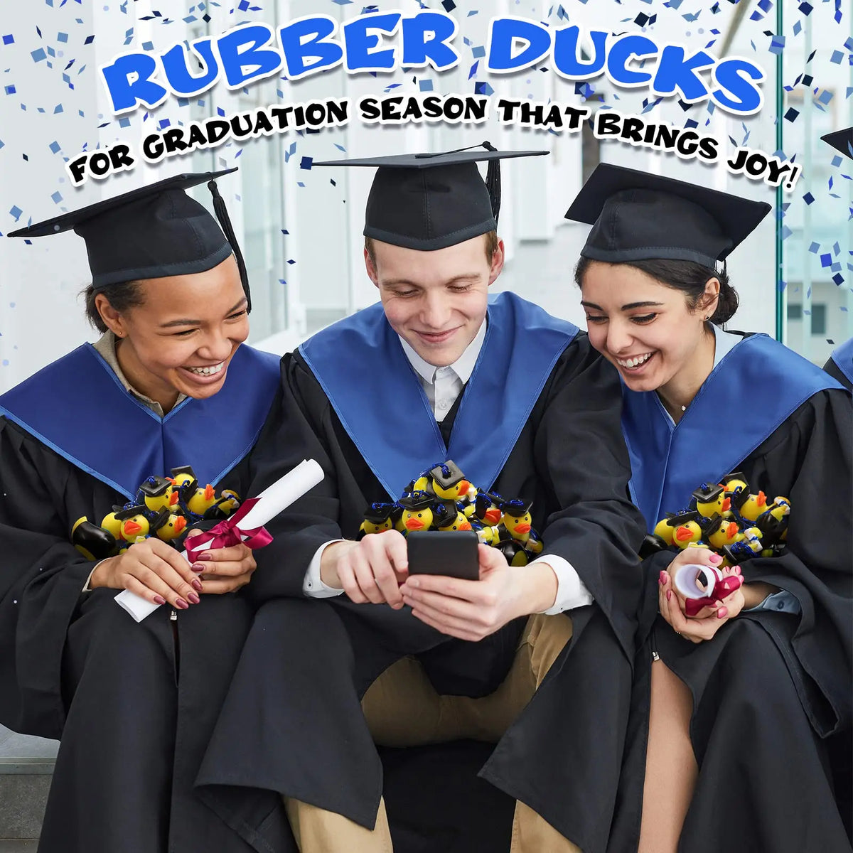 Graduation Diploma Rubber Ducks Grad Rubber Duck Gifts Graduation Duck Bulk for Student Pool Theme Party Favors