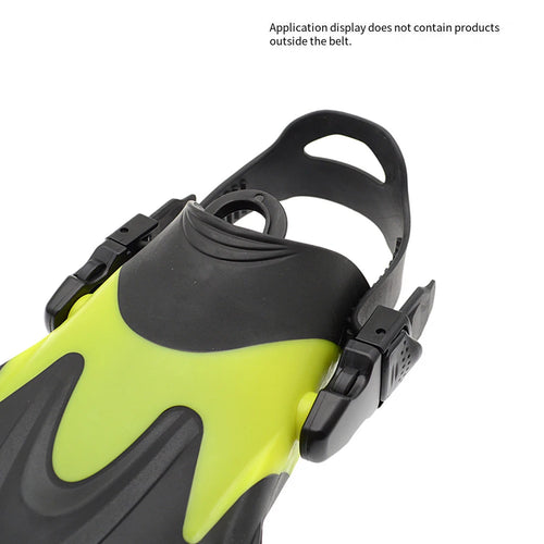 1 Pair Adjustable Scuba Diving Fins Accessories Swimming Fins Straps With Quick Release Buckles Fin Flippers Strap TPR Fin