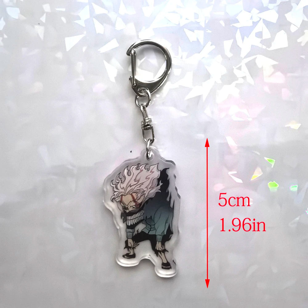Anime Keychain Dandadan Momocute Cartoon Key Ring Jewelry Girl Pendant Fashion Children Gift Accessories Bag Charms Acrylic