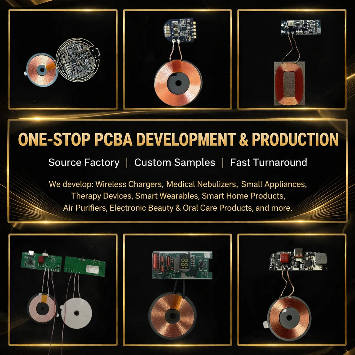 Magnetic Power Bank PCBA Board 15W 9V Wireless Charger Universal Qi Wireless Charger Module Diy For Mobile Phone