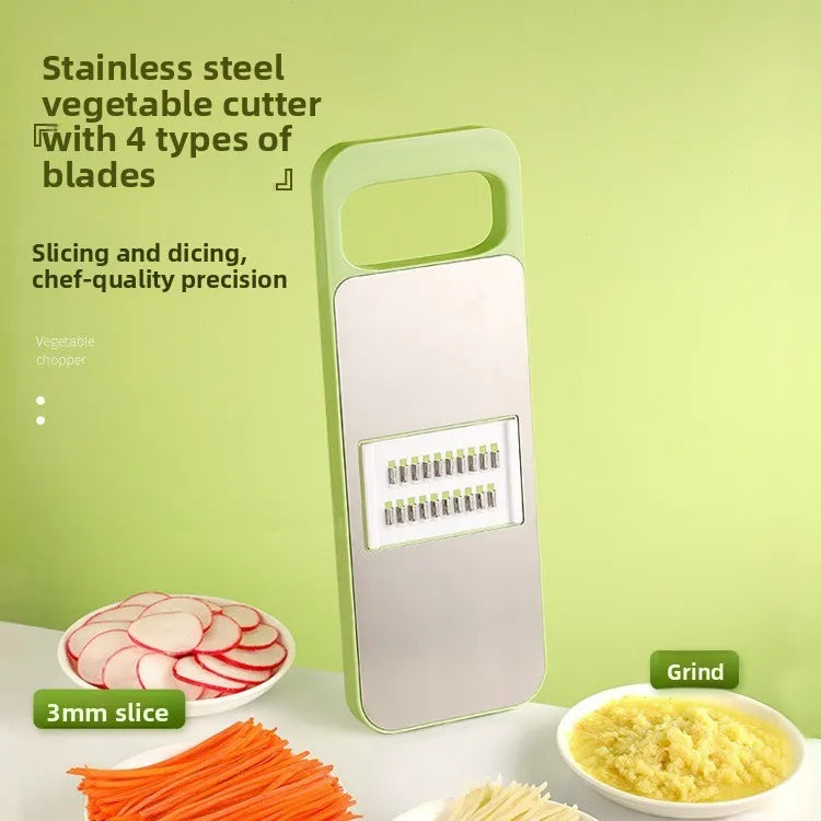 Kitchen Essentials Household Multi-functional Vegetable Cutter Shredder Stainless Steel Anti-cutting Hand Planer Slicer Slicer