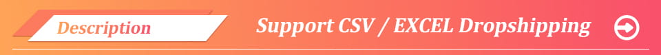 The swim training floating belt for beginners features a gradient orange to pink banner and supports csv and excel dropshipping.