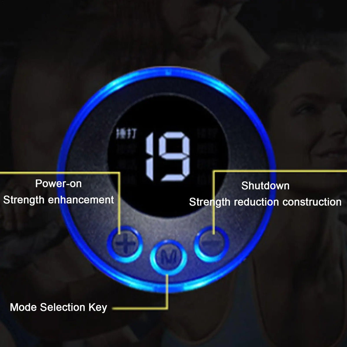 Intelligent Glute Stimulator Wireless Muscle Toner EMS Training Butt Lifter for Home Gym Travel Workout Toning Equipment Fitness