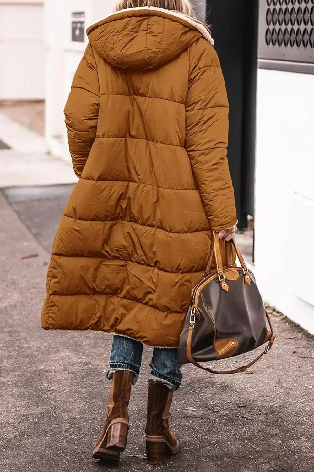 Women's 2024 Winter Fashion Clothes Oversized Shearling Fleece Long Coats Jackets