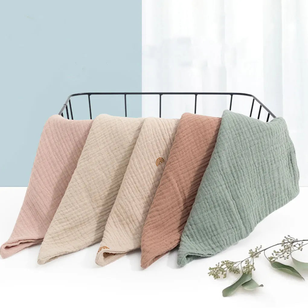 Cozy Baby Bath Towel Cotton And Linen For Healthy Skin Skin Friendly And Soft 4-layer Gauze Towel Bib Face Towel Handkerchief