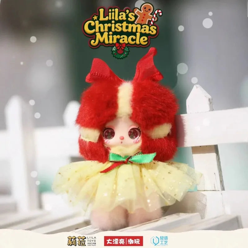 New Baby Three Liila Christmas Adventure Series Blind Box Cute Vinyl Doll Bag Pendant Mystery Box Girl Surprise Gift