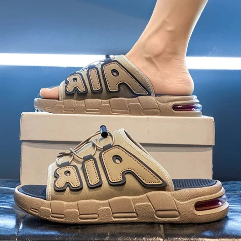 Men's Slippers Beach and Indoor New Brand Anti-Slip Ultra-Soft Lightweight Quick-Drying Fashionable Large Size Sandals