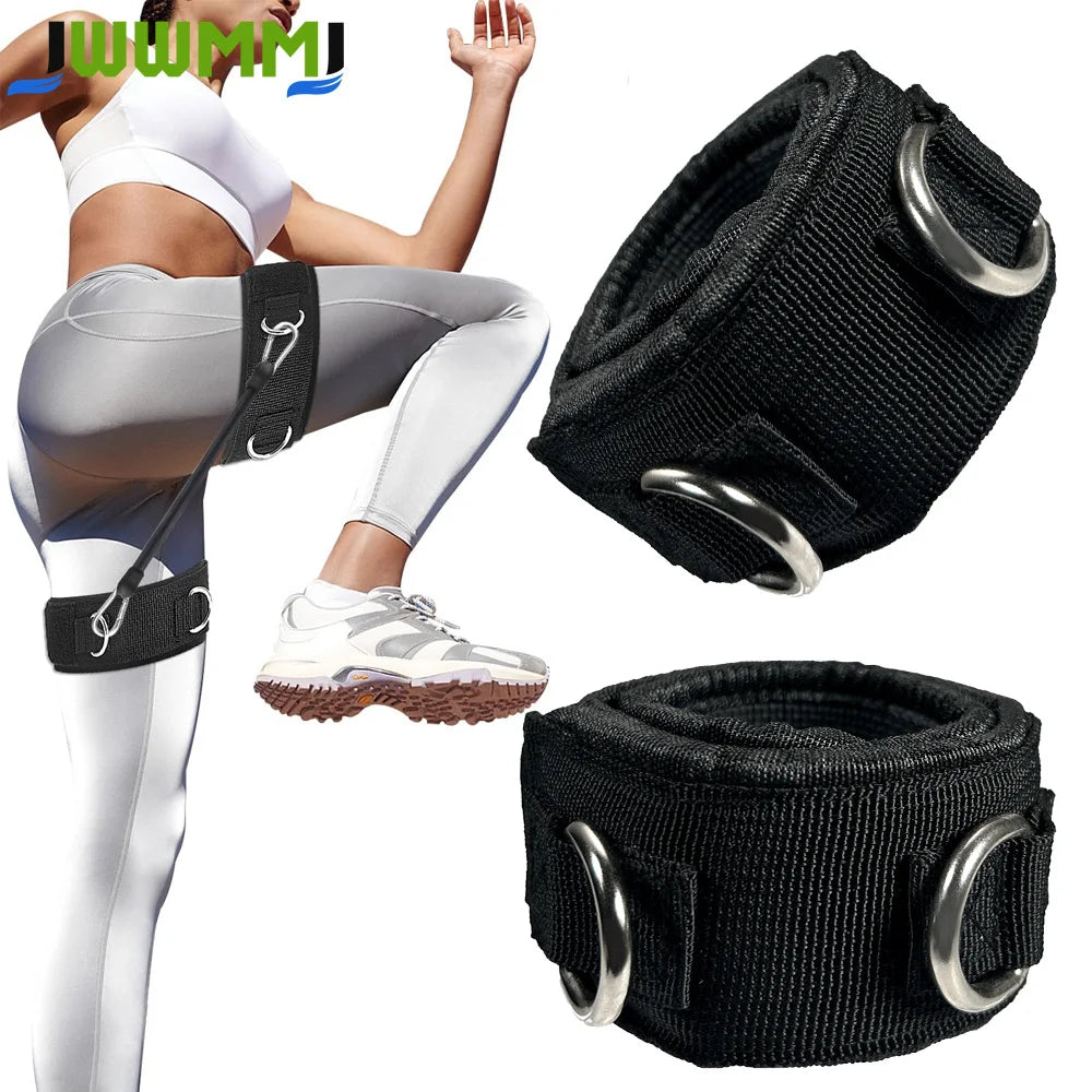1Pair Ankle Strap for Cable Machine Attachments, Gym Accessories for Women Men, Ankle Cuffs for Glute Kickback, Leg Workouts