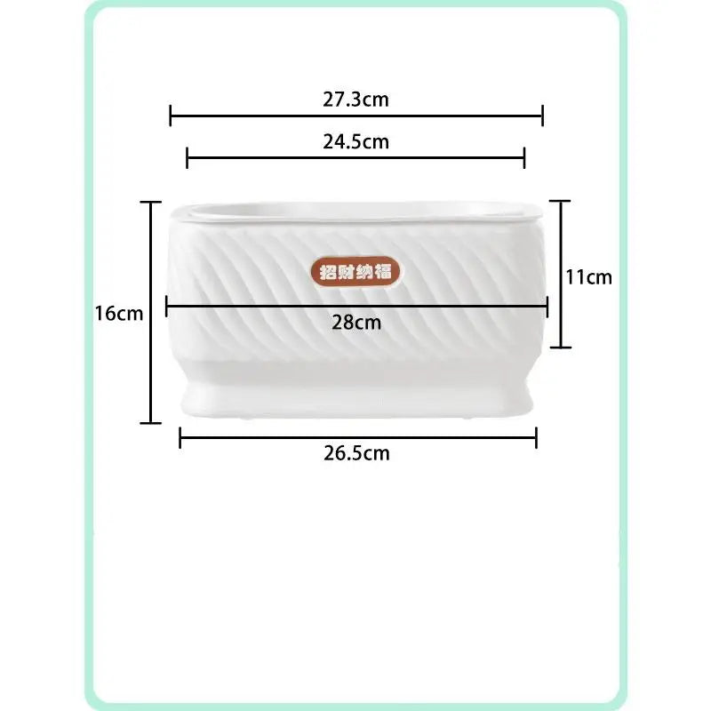 Self Watering Flower Pot Plastic Plant Pots Self Watering Planter Pot Vase For Home Decoration