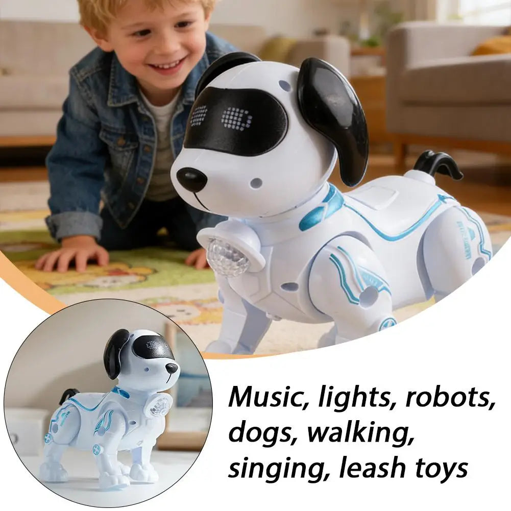Robot Dog Electronic Stunt Pet Interactive Touch Programmable Smart Walking Dancing Kids Birthday Gift for Kids Boys Girls