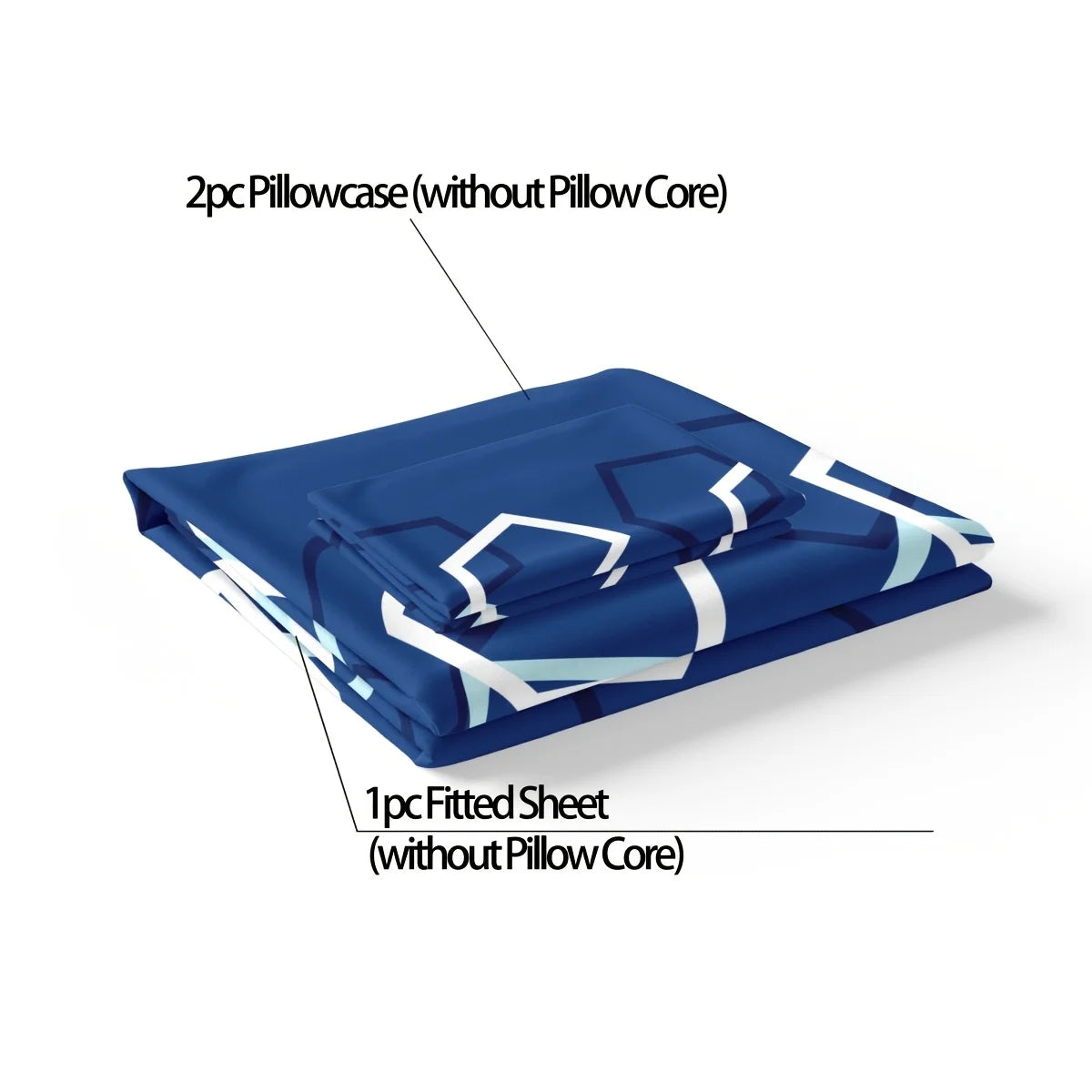 Soft Skin-Friendly Breathable Bedding Set for Guest Room Bedroom - Bed Cover And Pillowcase Combination