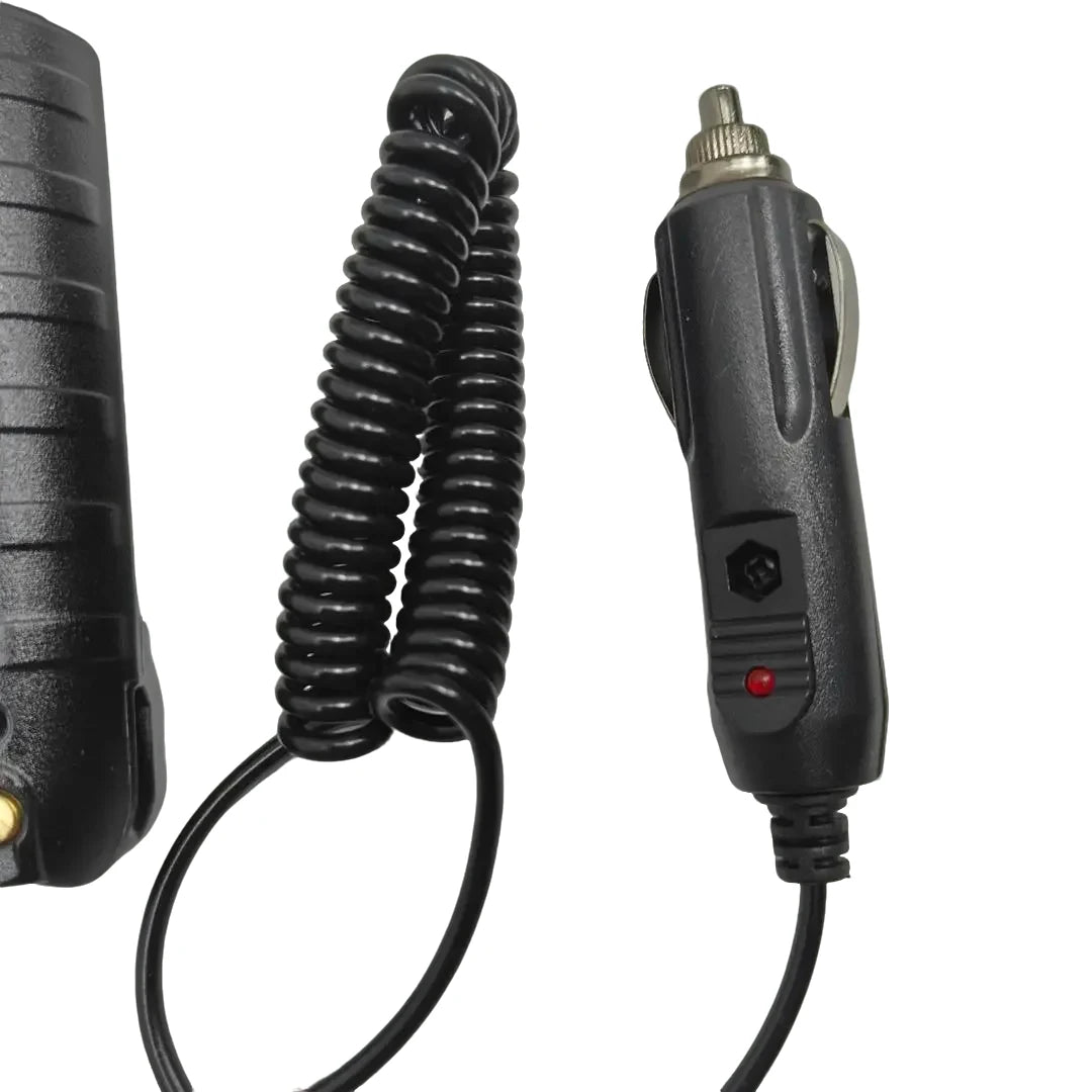Original 12V DC Car Charger Battery Eliminator for QuanSheng TG-UV2 Plus 10W Walkie Talkie
