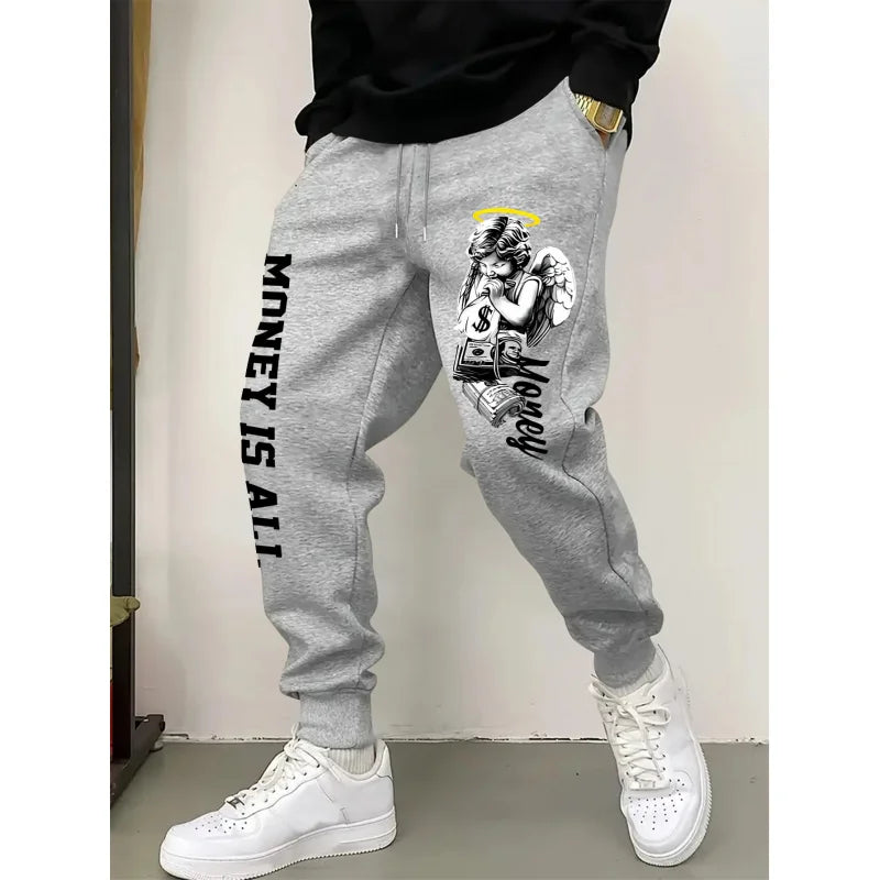 Fashionable And Distinctive Men'S Casual Pants For Everyday Wear，Casual Drawstring Waist Pants，Men'S Versatile Clothing