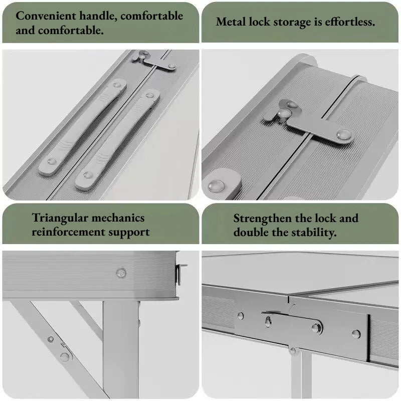 Dining Folding Tables Desk Patio Garden Coffee Tables Picnic Balcony Table Pliante Camping Patio Furniture Outdoor Set
