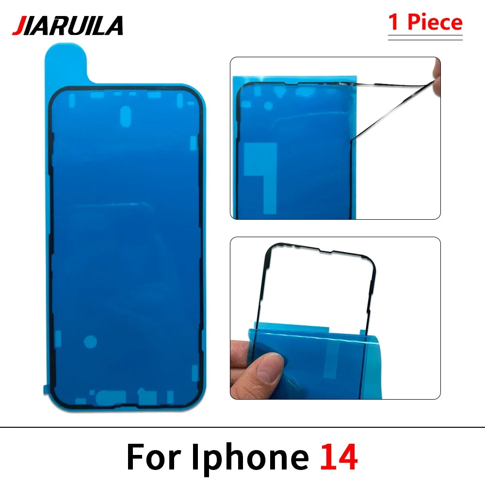 Back Cover Side Waterproof Seal Sticker For Iphone 16 15 14 Pro Max Plus 13 mini Adhesive LCD Screen Frame Seal Tape Repair