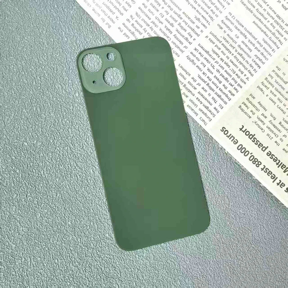 High Quality 6.1'' Replacement Back Glass Case For iPhone 13 Rear Cover Glass Big Camera Hole Back Housing Cover Repair Parts