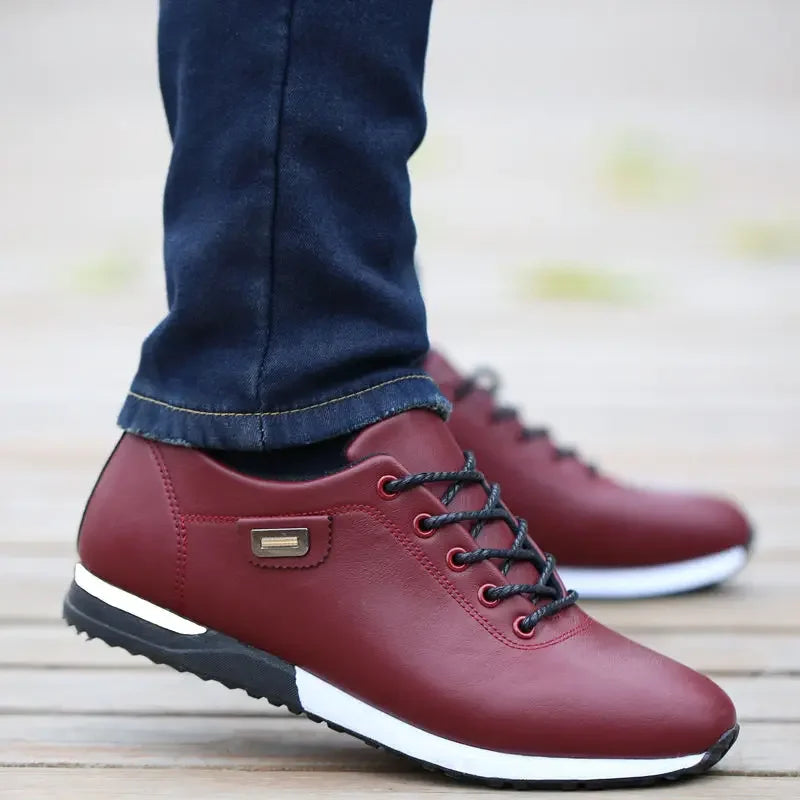 Men Shoes Business Casual Shoes for Male PU Leather Shoes 2025 Sneakers Men Fashion Loafers Walking Footwear Zapatos De Hombre