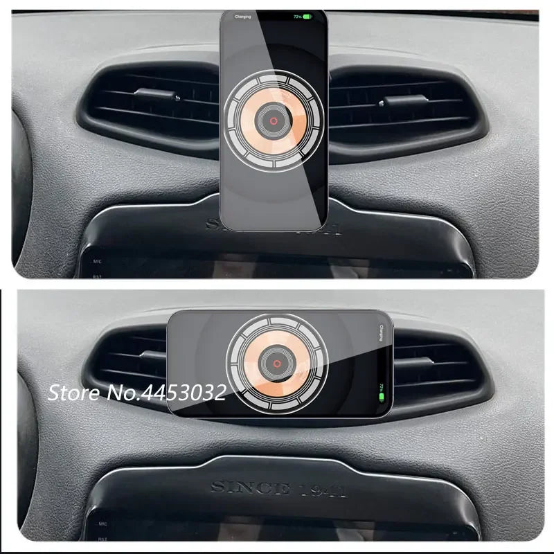 For Audi A6 c7 4G A7 4G8 2012-2018 15W Car Wireless Charger Phone Holder Rotatable Magnetic Bracket Fast Charging Accessories