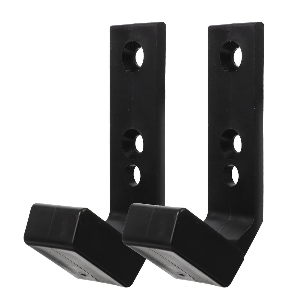 2PCS Barbell Stand Hook Gym Equipment Barbell Bracket Hooks Wall Mounted Mount Weight Bar Holder Fitness Equipment Rack Storage