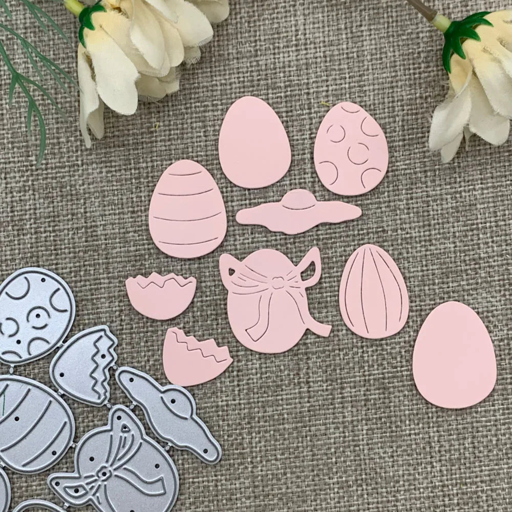 Easter eggs Metal Cutting Dies Stencils For DIY Scrapbooking Decorative Handcraft Die Cutting Template Mold