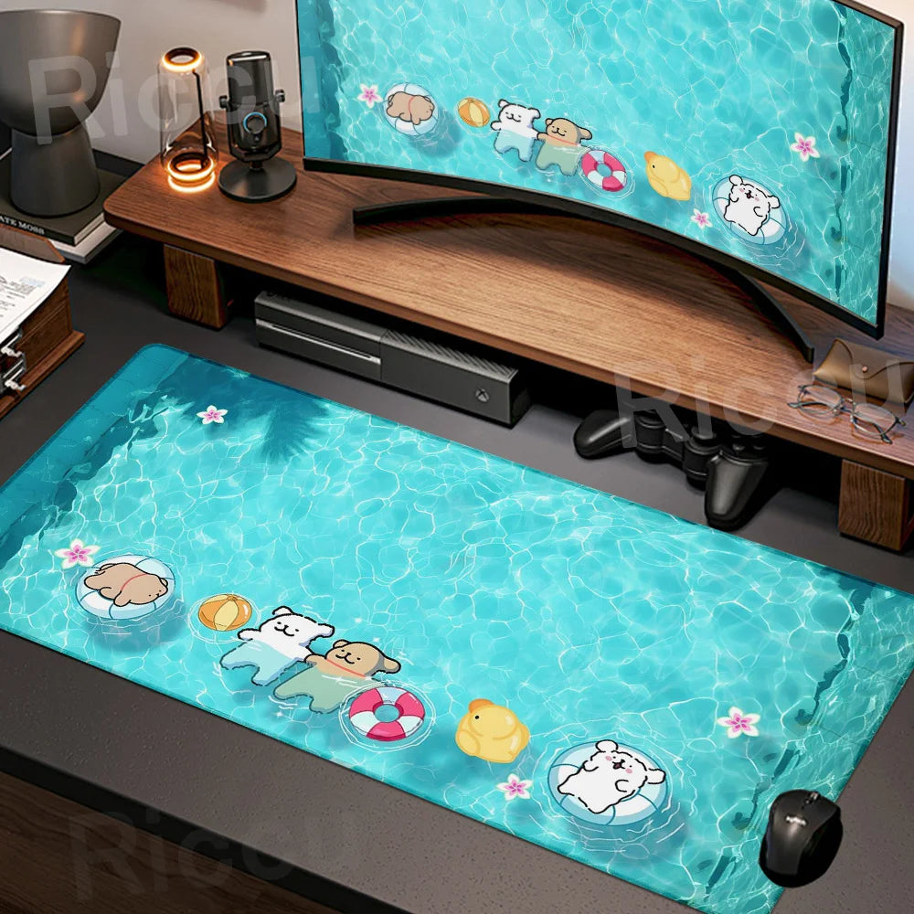Korea Maltese puppy cute dog Mousepad Computer Laptop Gamer Pad PC Gaming Accessories Desk Mats