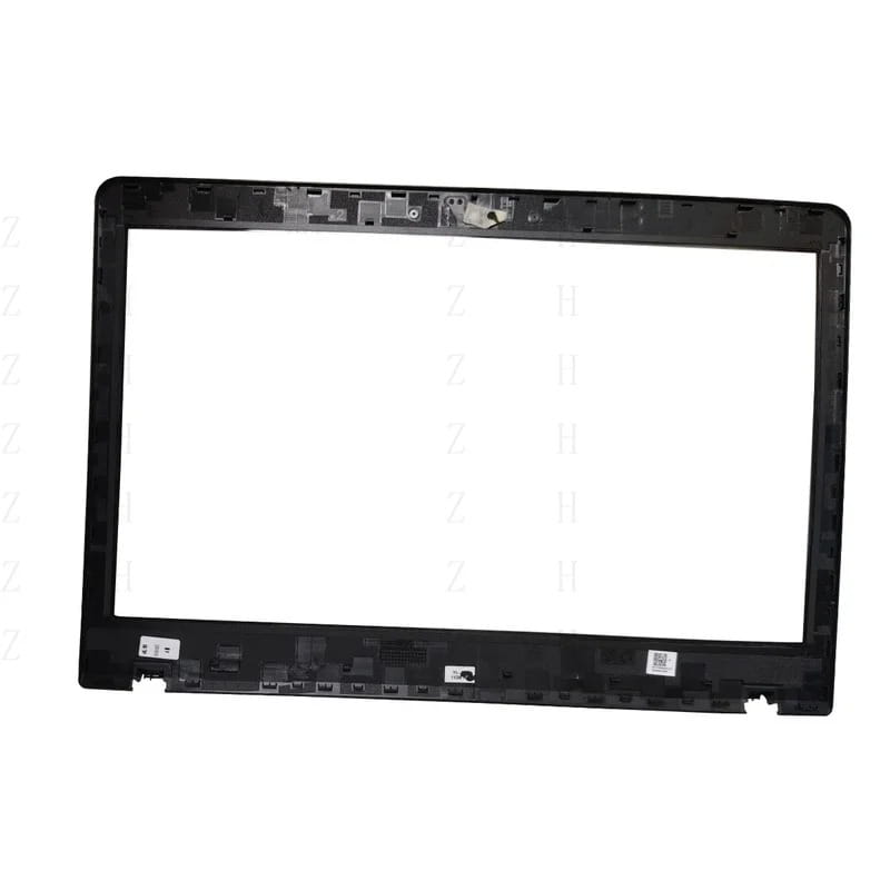 cadre de lunette d’écran d’ordinateur portable en plastique noir avec charnière intégrée et découpes pour les ports pour les pièces du châssis d’ordinateur portable Thinkpad E570, E570c, E575