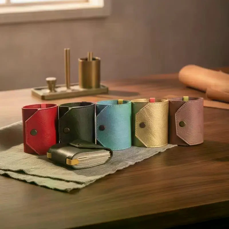 Leather Wallet Features A Cleverly Designed Card Holder For Easy And Quick Access To Cash And Cards.