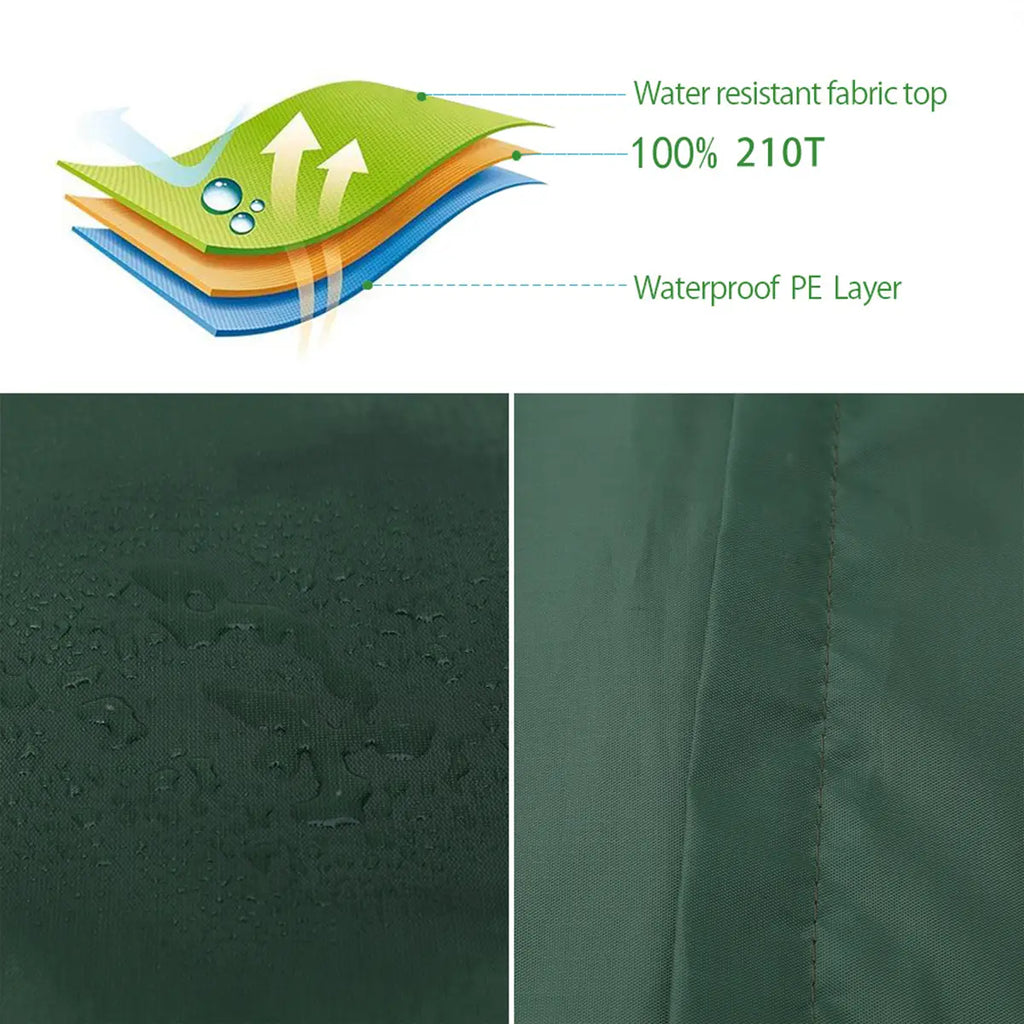 Outdoor Patio Cushion Storage Bags Waterproof Extra Large Patio Furniture Cover Cushion Storage Bag with Handle and Zipper Home