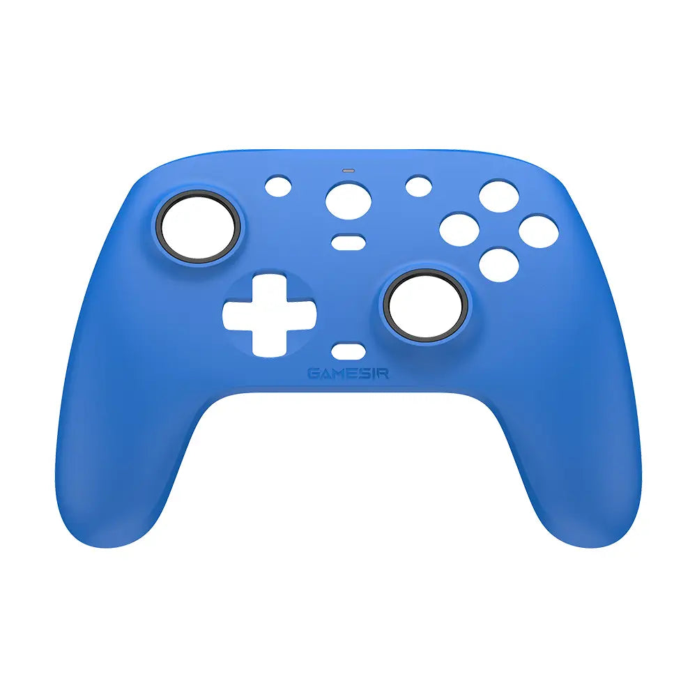 Blue gamesir controller grip with matte finish and ergonomic design from the Gamesir G7 magnetic faceplate and accessories kit.
