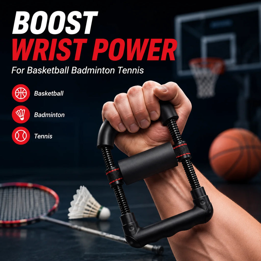 Adjustable Wrist Exerciser Forearm Trainer Portable Home Fitness Tool Wrist Strength Grip Training for Sports Office Beginner