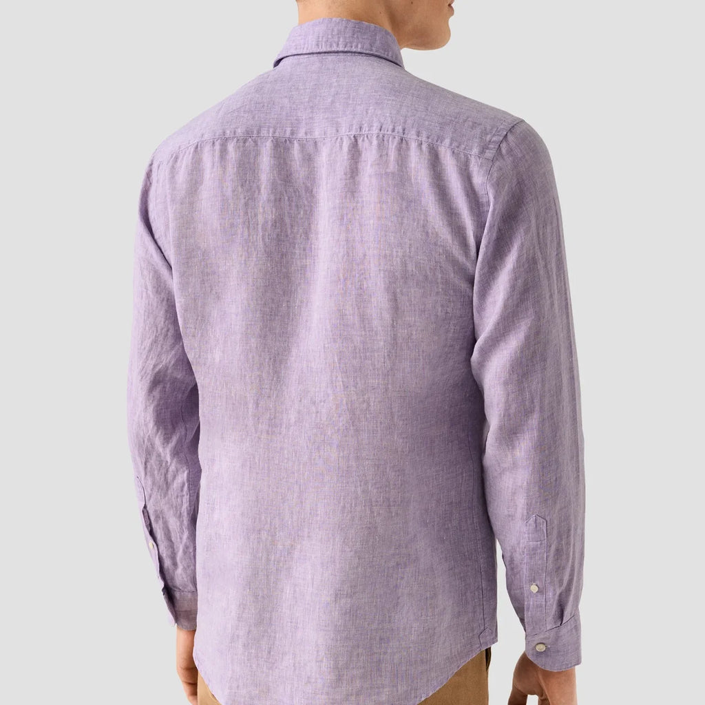 Men's Linen Shirt Cotton Blend Long Sleeve Button Down Casual Loose Fit Summer Breathable Tops Old Money Aesthetic Solid Color