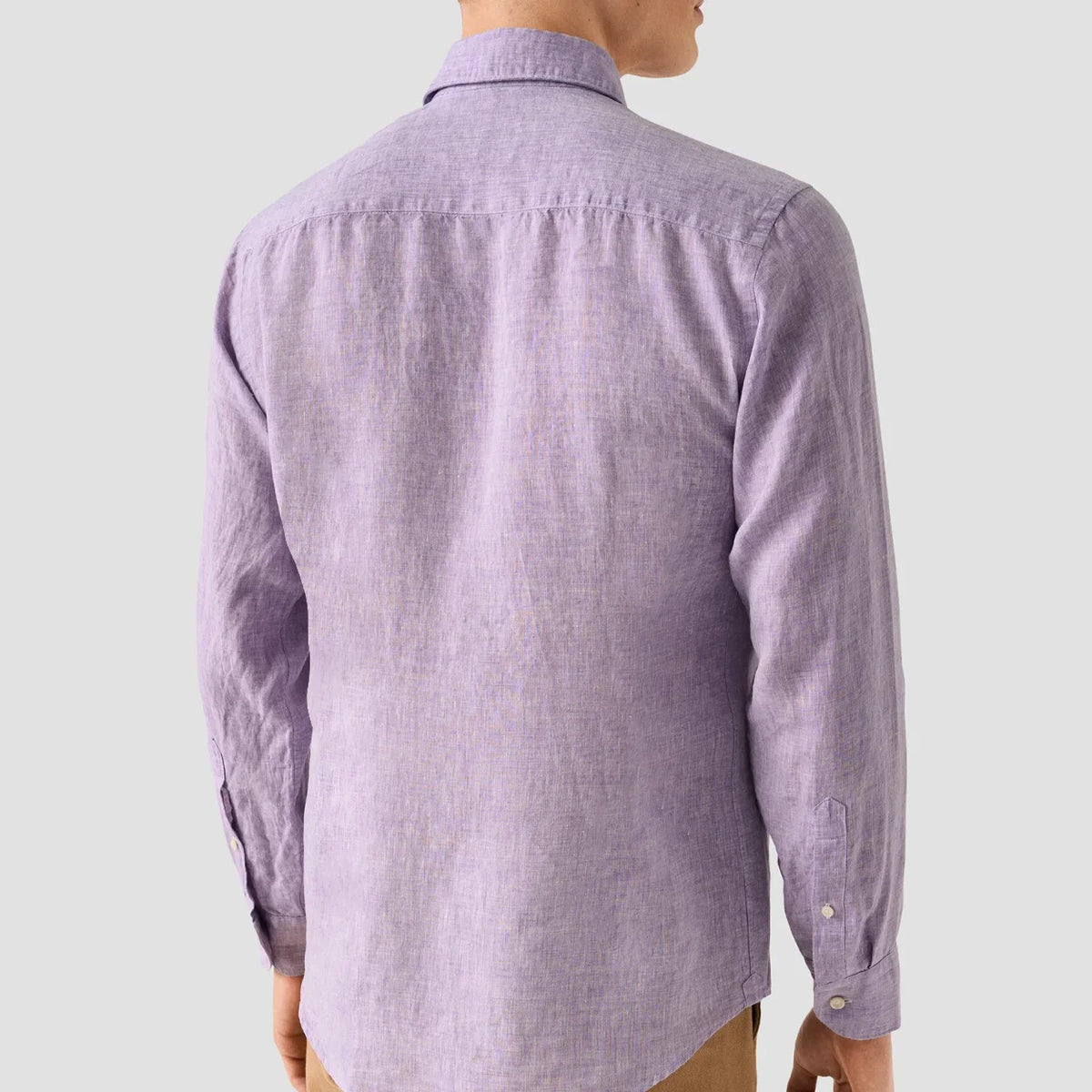 Men's Linen Shirt Cotton Blend Long Sleeve Button Down Casual Loose Fit Summer Breathable Tops Old Money Aesthetic Solid Color