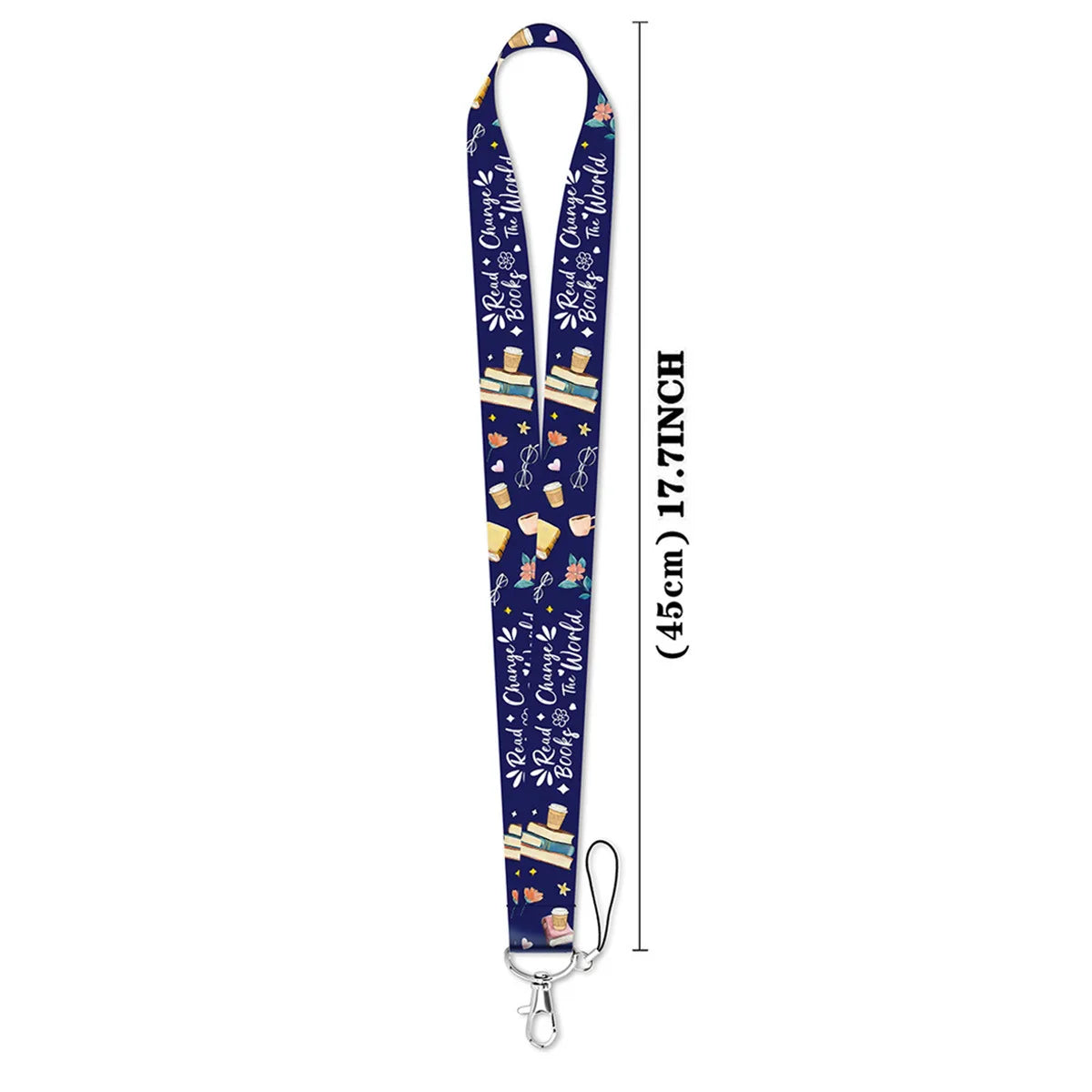 Keychains Neck Strap English Quotes Webbing Lanyard Key Neck Strap For Card Badge Gym Keychain Keyring Accessories Funny Gifts