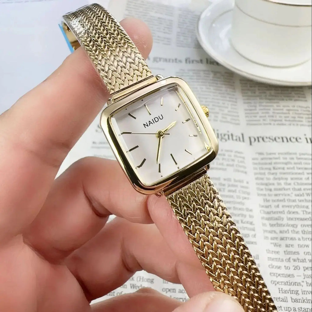 Watches For Woman Light Luxury Advanced Ladies Watches Simple Fashion Compact Dial Women's Quartz Watch Student Gift UTHAI