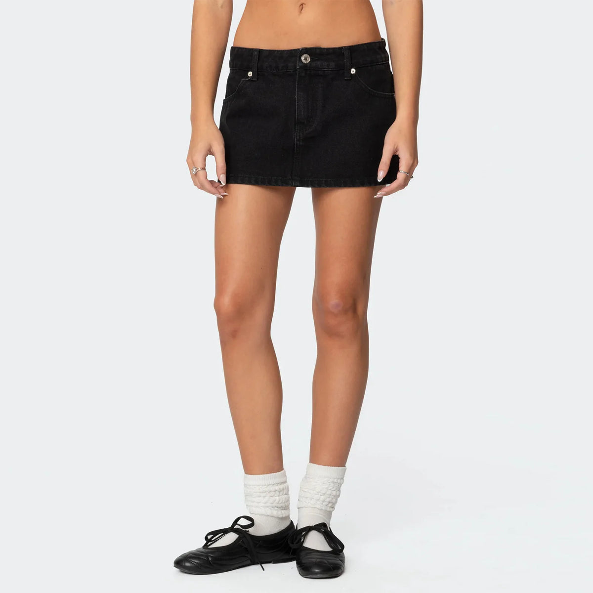 Women's Denim Skirt Casual Loose Hottie Sexy Denim Hip Skirt