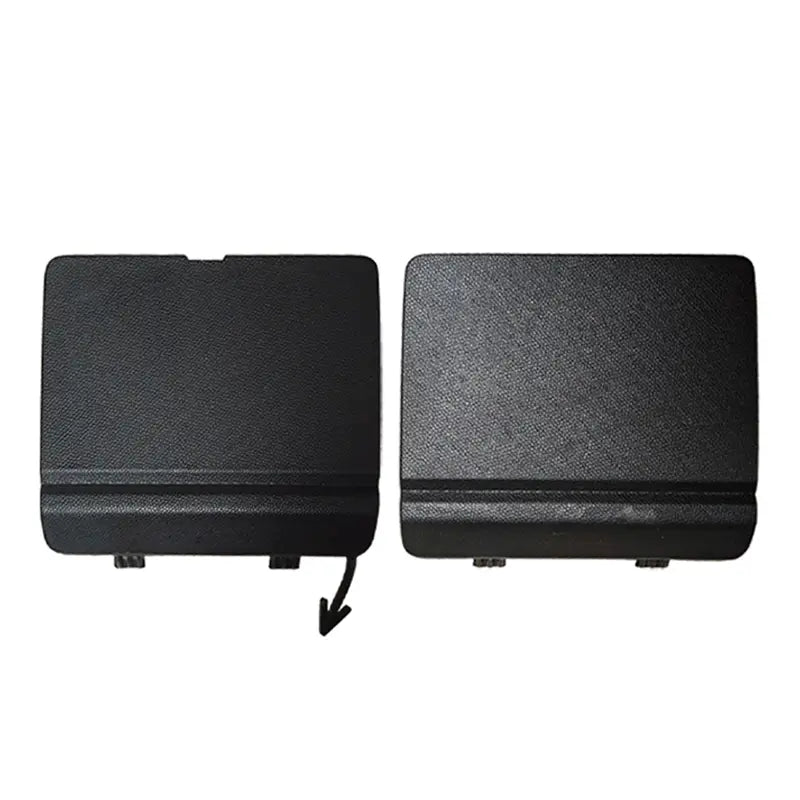 Black textured plastic rear trunk lid cover shown from the back side for Chery Jetour Traveller T2 front tow hook cover.