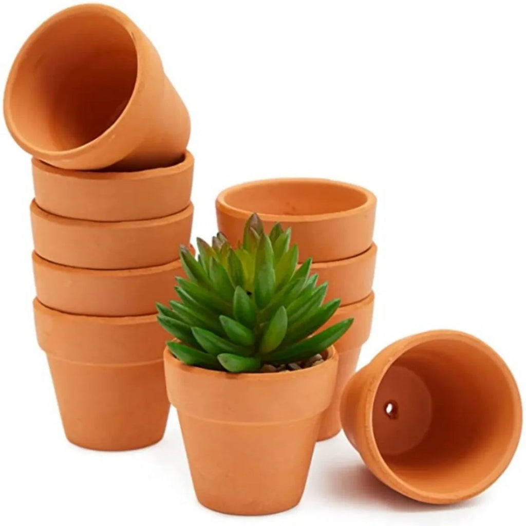 16 Pcs 1.8'' Terra Cotta Pots Pottery Planter Cactus Flower Pots Succulent Pot with Drainage Hole- Great for Plants,Crafts