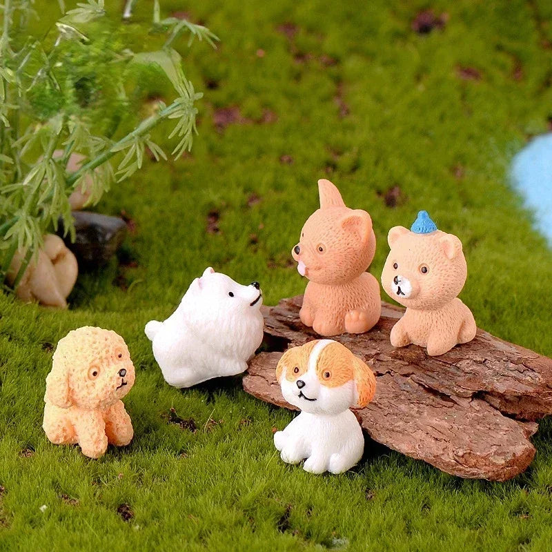 Easter White Rabbit Christmas Figurine Diy Micro Landscape Home Decor Miniature Fairy Garden Decoration Accessories Modern New