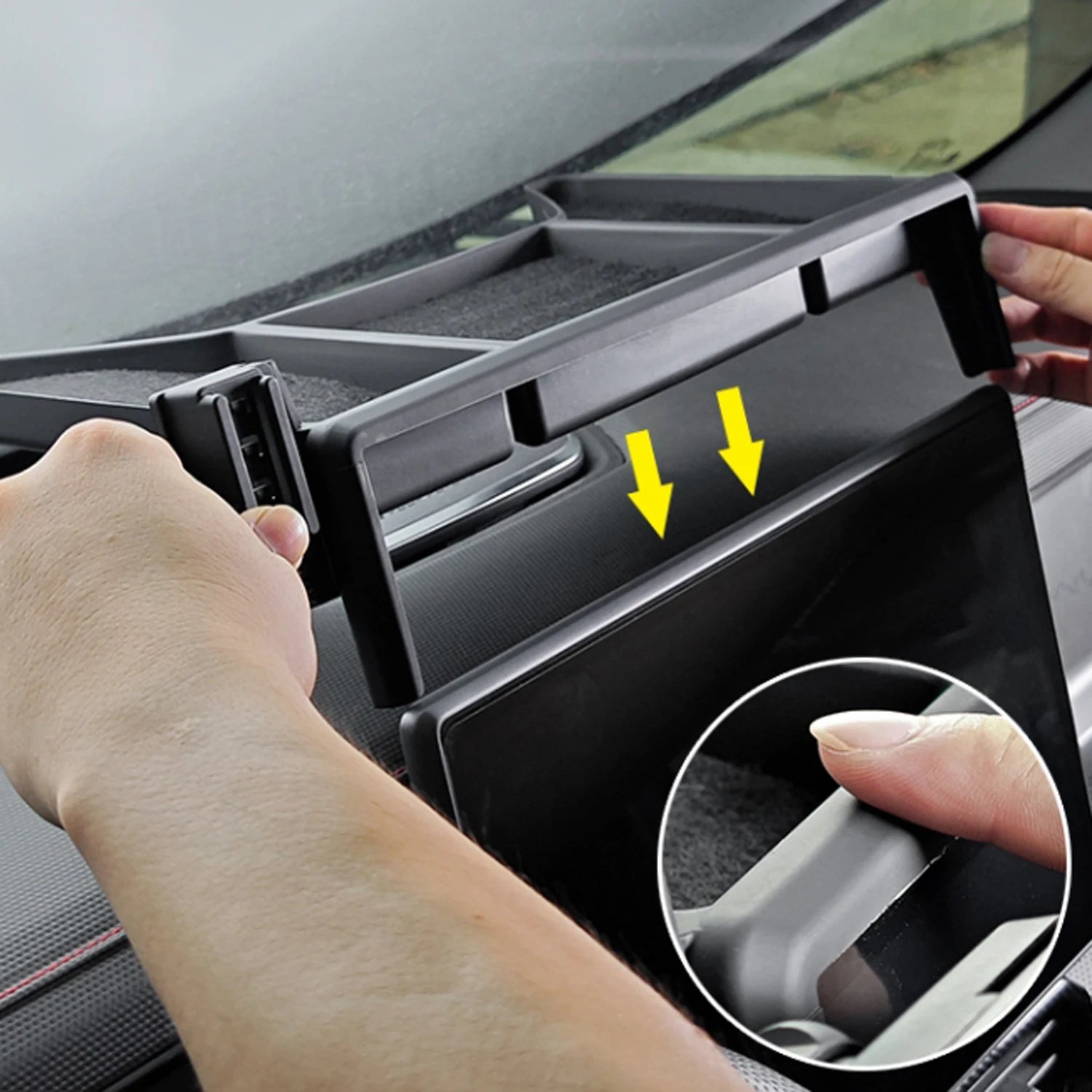 For Jetour Traveller T2 2023 2024 2025 Car Accessories ABS Mobile Cell Phone Holder Car Air Vent Mount Stand 1 Set